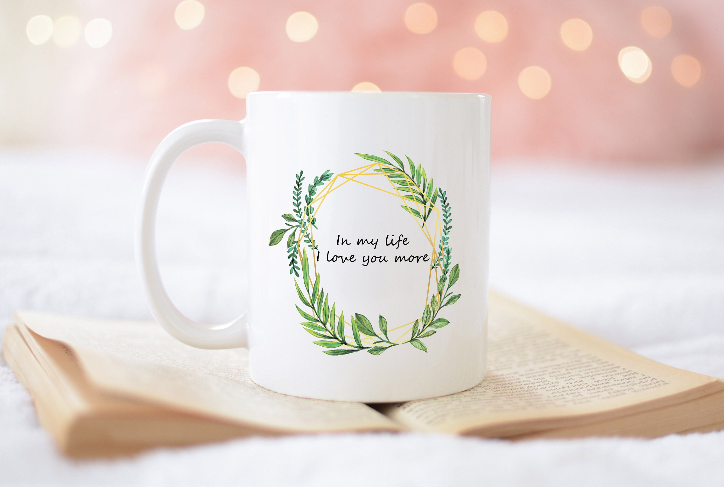 In My Life I Love You More Him Her Wife Valentines Day Gifts Etsy