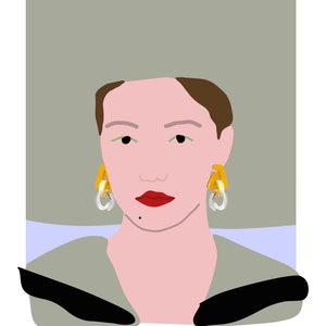 Boucles d'oreilles en acrylique couleur pastel Style original tige en argent 925 SST BO Lucy Cadeau pour elle image 7