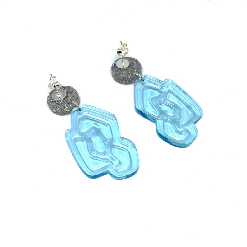 8 Paires Boucles D'Oreilles Anime Acrylique - Cosplay, Motifs Variés Pour Filles