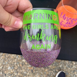 Warning the girls are drinking again.