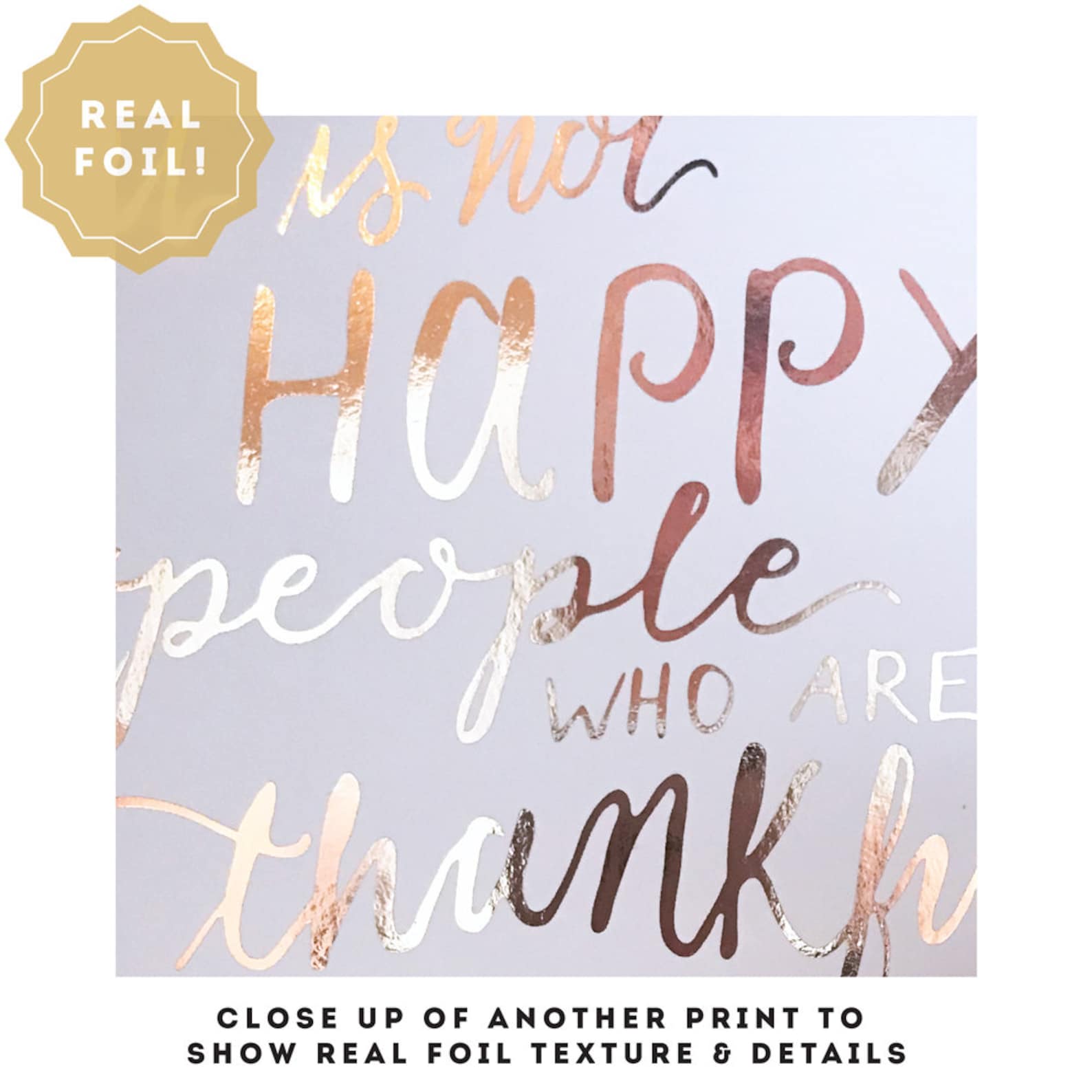 Office Decor Rose Gold Foil Print Wall Art Dream Big Wall Etsy