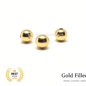 Gold Filled - 2,3,4,6,8 or 10mm Beads : 10 or 100
