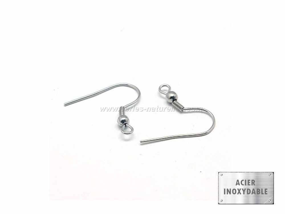 20 Convertisseurs Boucles D'oreilles Clip En Acier Inox 316 - Pour Oreilles Non Percées, Avec Coussinets Silicone