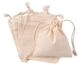 Pochettes Tissu - 10x12cm : 1, 10 ou 100