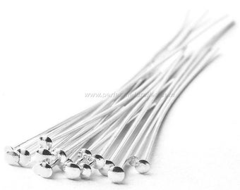 Silver colored - 26/40/60mm - 10 or 100 HeadPins