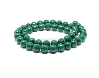 Malachite - 4/6/8/10mm - 10 ou 100 perles au choix - Perles Gemmes Semi-Précieuses