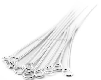 Silver colored - 26/40/60mm - 10 or 100 EyePins