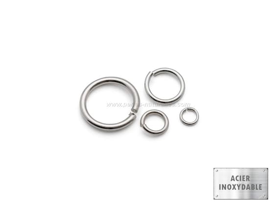 Stainless Steel 4/6/8/10mm 10/100/1000 Stainless Steel Rings