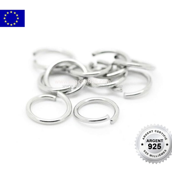 925 zilver - 3/4/5/7/10 mm - 10 of 100 925 zilveren ringen