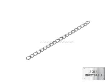 Stainless steel - Extender Chain - 10 or 100 Stainless Steel Extender Chain