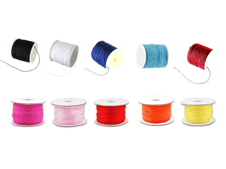 1mm Choose Color 1m or 10m Nylon Thread zdjęcie 1