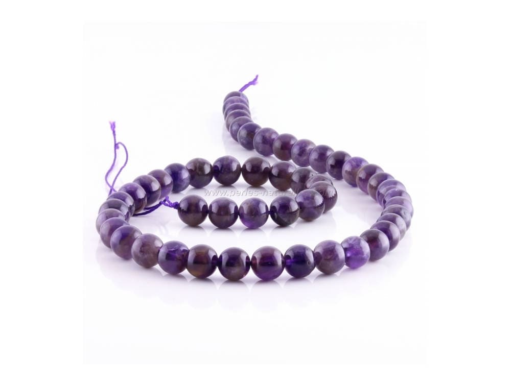 Amethyst Beads - 6/8/10mm - 10, 100 or 1000 Beads