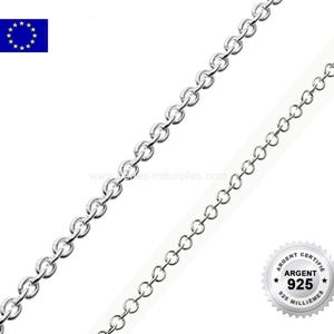 925 sterlingsilver - Trottoarkedjor finns i längderna 20 cm, 30 cm, 40 cm, 50 cm, 1 m eller 5 m
