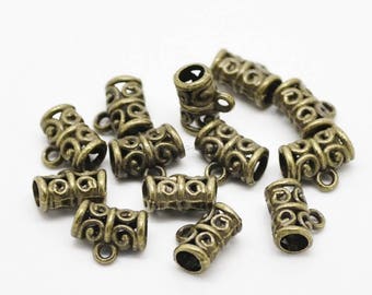 11x9mm - 1/10/100 Enganches para Colgante Bronce