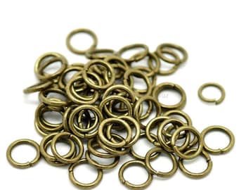 Bronze - 4/6/10mm - 100, 1000 or 10000 Open Jumprings