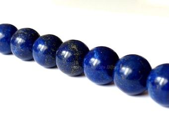 4/6/8/10mm - Lapis Lazuli - 100 or 500 Lapis Lazuli Pearls