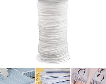 3, 5 or mm - Flat Braided Elastic Cord - Discount Price