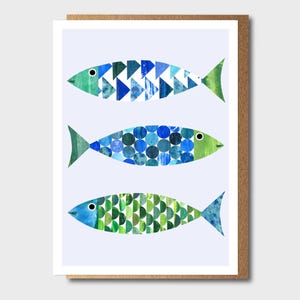 Birthday Card,Greeting Cards,Fish Card,Thank You Card,Greetings Card,Fish Gift,Animal Greeting Card,Blank Greeting Card,Note Card,Birthday