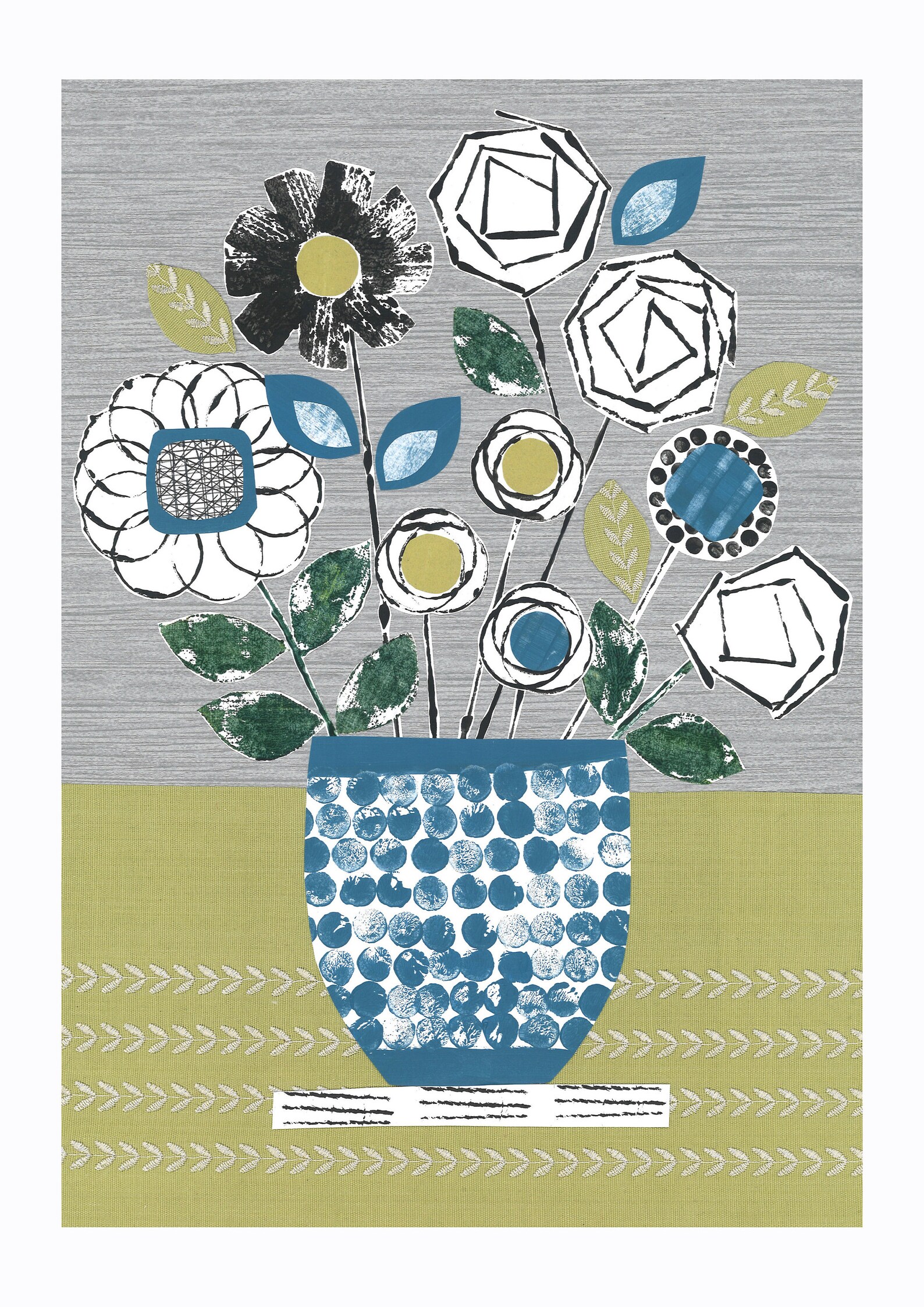 Flower Wall Art Flower Print Mid Century Modern Retro Etsy