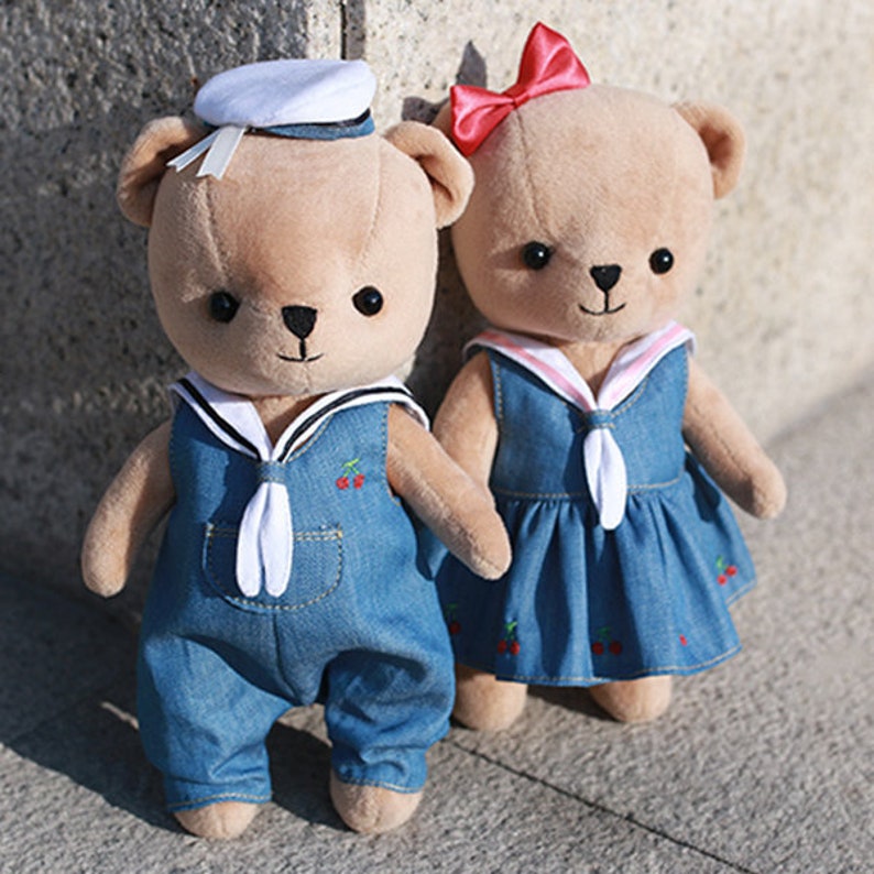 DIY Kit Sailor Teddy Bear Stuffed ToyPlush toyStuffed animalsSoft toyPlushiessnuggiesstuffiessnuggled animalscuddly toys