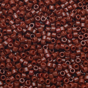 DB2120 Duracoat Opaque Maroon, Size 11/0 Miyuki Delica Beads, 5.2 or 50 Grams