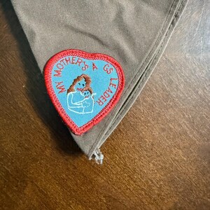 Vintage Girl Scouts Uniform Vest w/ Badges, Sash & Pouch Lot 1990s USA image 9