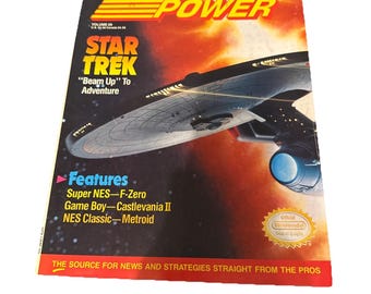 Nintendo Power Volume 29 Star Trek W/ Poster