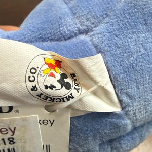 vtg 90's Gund Baby Mickey & Co Plush Mickey Mouse in Blue Pajamas image 7