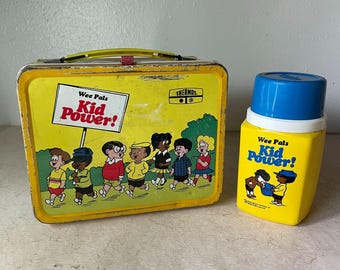 Vintage 1978 Wags 'n Whiskers Thermos: Lunchbox Cat Dog Decor - Etsy