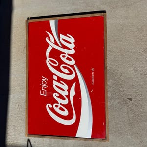 Enjoy Coke Sign - Etsy