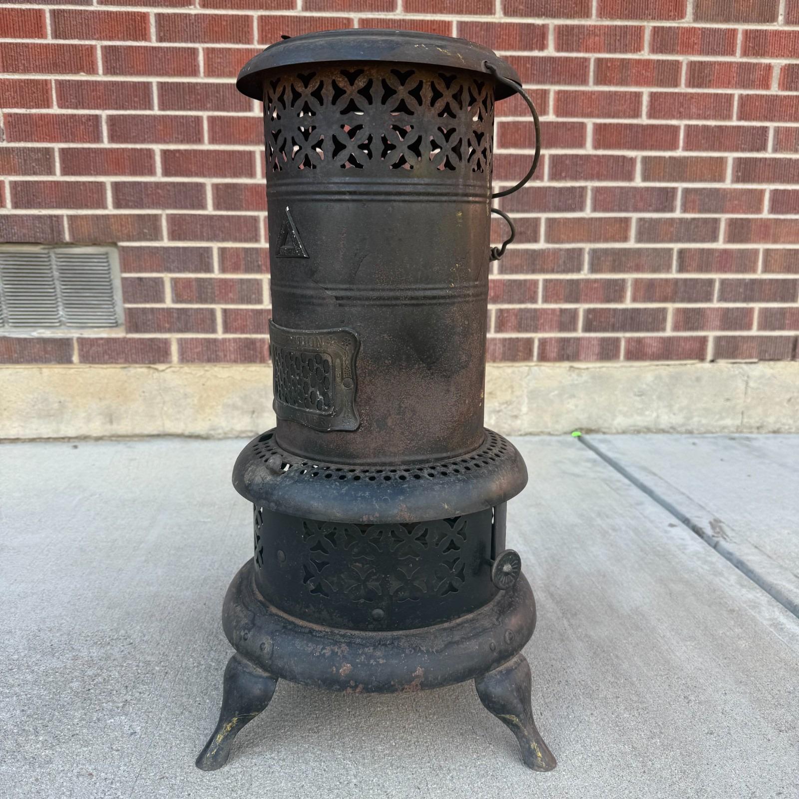 Perfection 525 Black Kerosene Oil Heater Antique Parlor Cabin