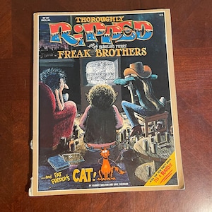 Thoroughly Ripped Freak Brothers Comic Book 1978 Gilbert Shelton Dave Sheridan retro comic book  Rip Off Press, vintage comics