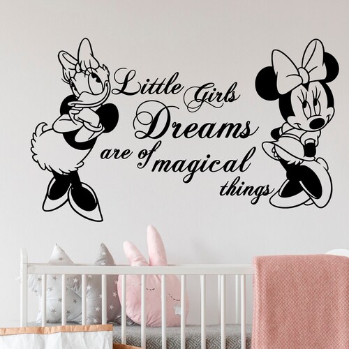Wall Decals Es Minnie Mouse And Daisy Decal - Minnie Mouse Wall Decals For Baby Wall Decals Es Minnie Mouse And Daisy Decal - Minnie Mouse Wall Decals For Baby