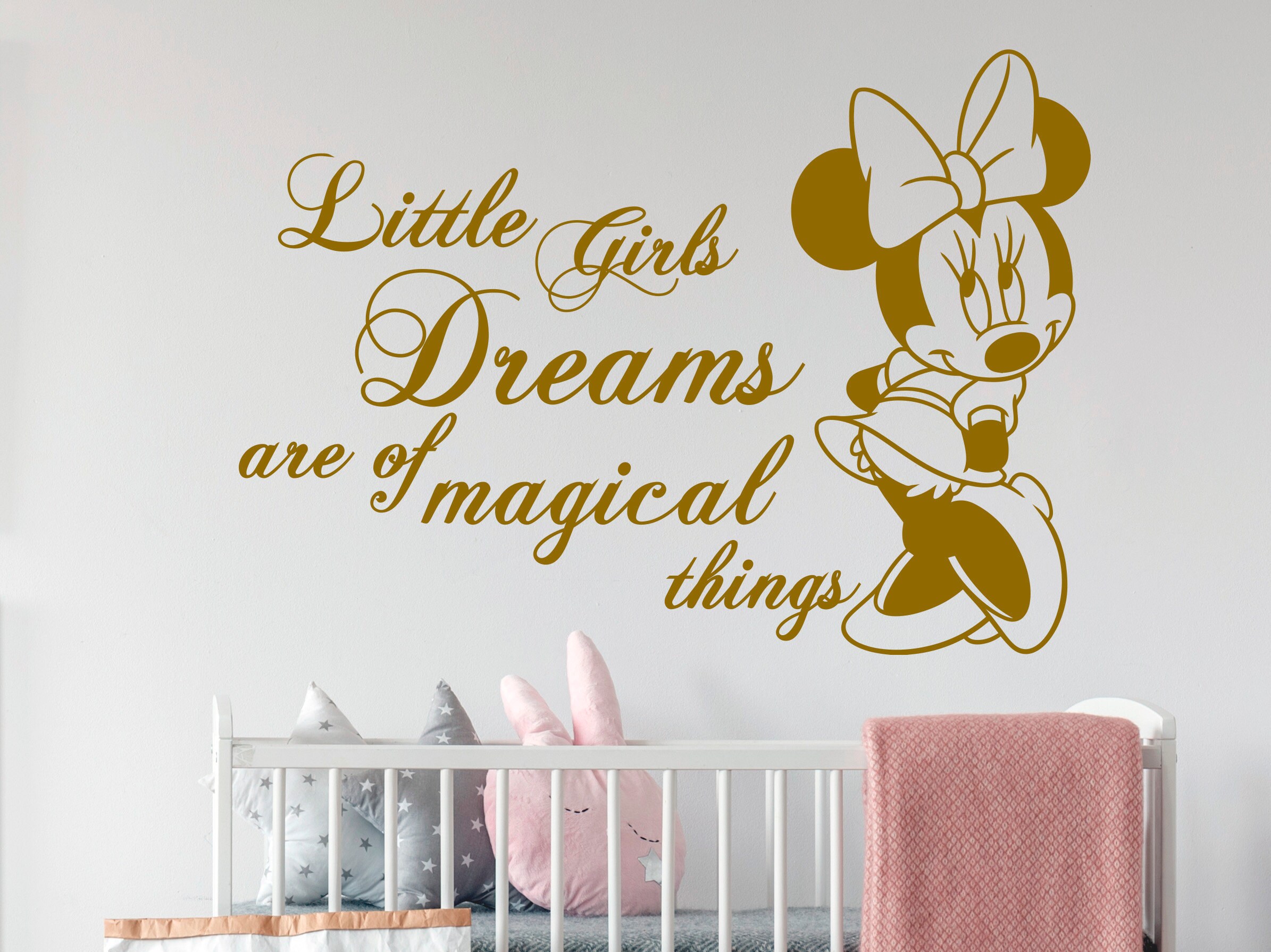 Wall Decals Quotes Minnie Mouse Minnie Mouse Decal Vinyl Etsy Australia