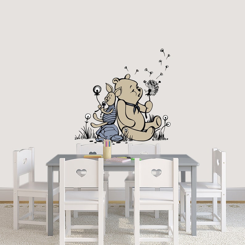 Winnie the Pooh Wall Decal Nursery Winnie the Pooh and Etsy