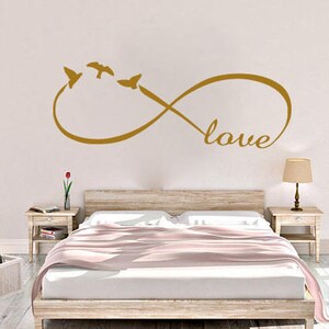 Details about   Vinyl Wall Decal Eternity Infinity Sign Bedroom Decoration Stickers 488ig 