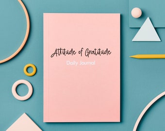 A5 Gratitude Journal – Gratitude Notebook – Year Long Notebook – Annual Notepad – Mindfulness Diary - Gratitude Workbook