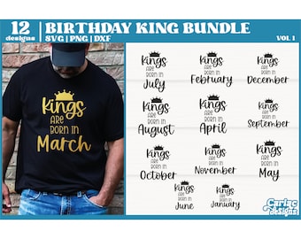 Geburtstag König SVG, Geburtstag svg, Geburtstagskönig svg, alles Gute zum Geburtstag svg, Cut File für Cricut