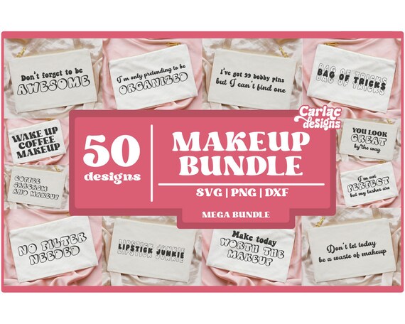 Funny Makeup Bag SVG Bundle Makeup Mega Bundle Makeup Cut - Etsy Funny Makeup Bag SVG Bundle Makeup Mega Bundle Makeup Cut - Etsy