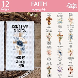 Kitchen Towel Sublimation Bundle, Christian Kitchen Towel Sublimation PNG, Religious Kitchen Towel Sublimation