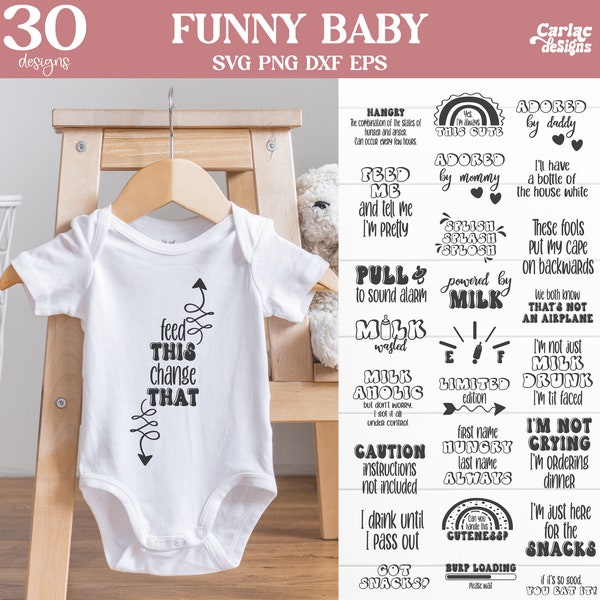 Funny Baby Bib SVG, Baby SVG and sublimation designs, Baby Sayings svg, Toddler SVG and sublimation designs, Cut file for Cricut