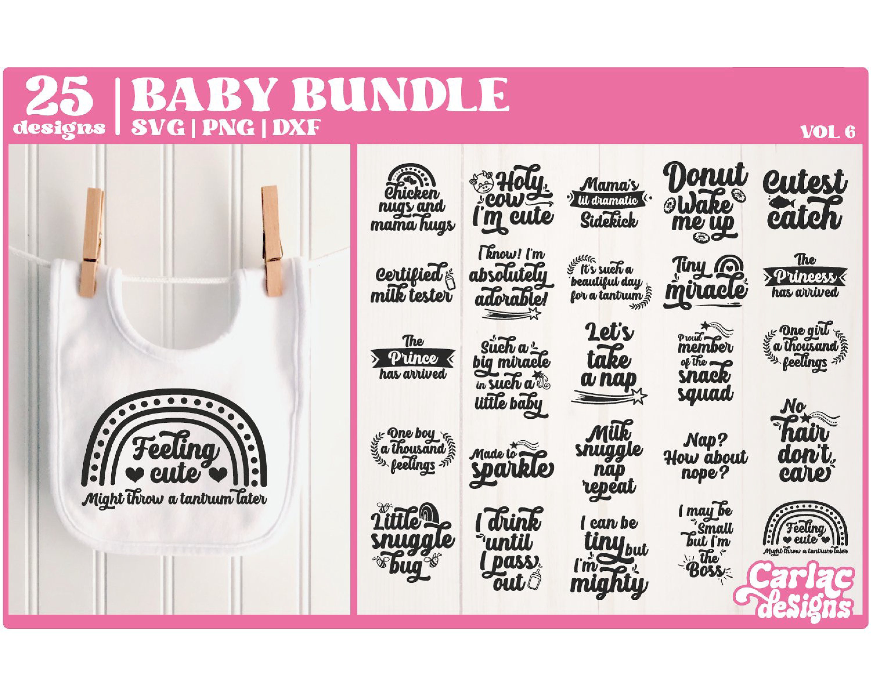 Funny Baby Bib SVG Bundle Baby SVG Design Bundle Baby Etsy Australia