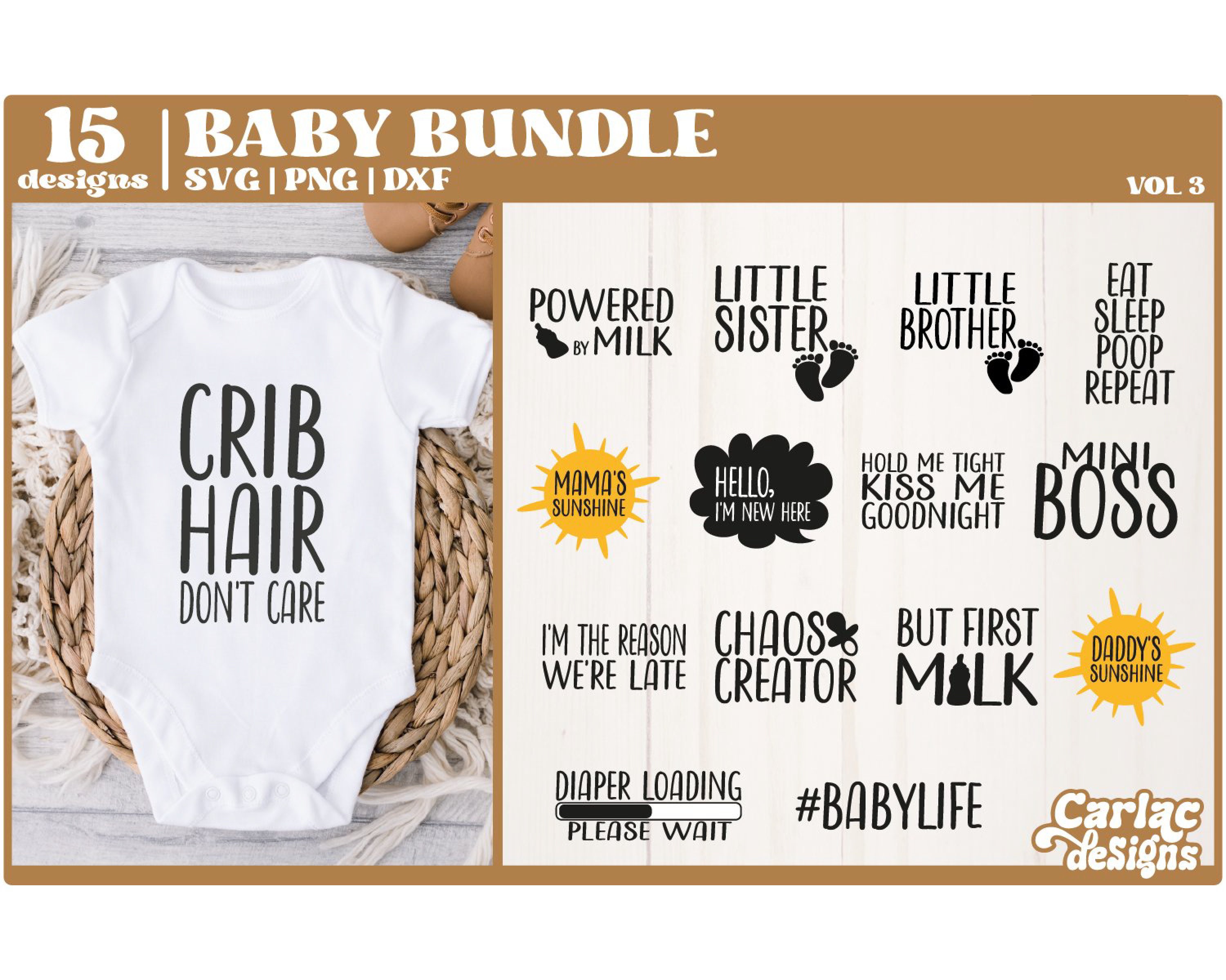 Funny Baby Sayings SVG Bundle | Cricut, Silhouette (digital Download ...