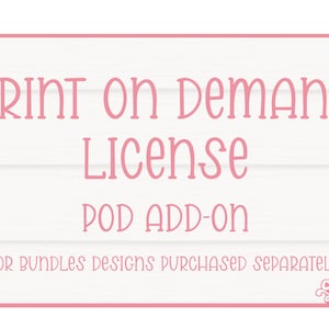 POD erweiterte Lizenz für ein Bundle | erweiterte Lizenz für den Verkauf auf Print on Demand