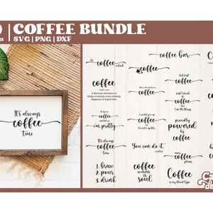 Coffee SVG Bundle, Coffee Sign SVG Bundle, Home sign svg, Farmhouse sign svg, Coffee Lover SVG, Cut File for Cricut