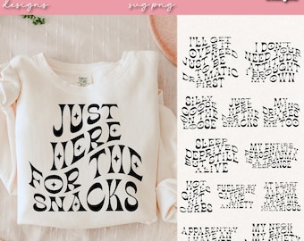 Funny SVG Bundle, Cricut Cut Files, Sublimation Designs (Digital Download)
