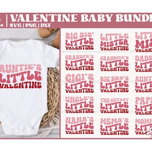Valentines Baby SVG Bundle | Retro baby Valentine svg bundle | Vol2 | -- Digital Download --