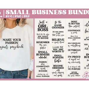 Ensemble SVG pour petite entreprise | Lot SVG Entrepreneur | Petites entreprises Onwer coupe des fichiers pour machines de découpe | -- Téléchargement numérique --