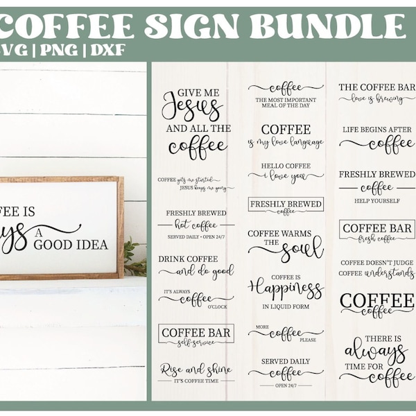 Funny Coffee SVG Bundle | Coffee SVG Bundle | Coffee cut files for Cutting Machines | Coffee PNG Sublimation | -- Digital Download --