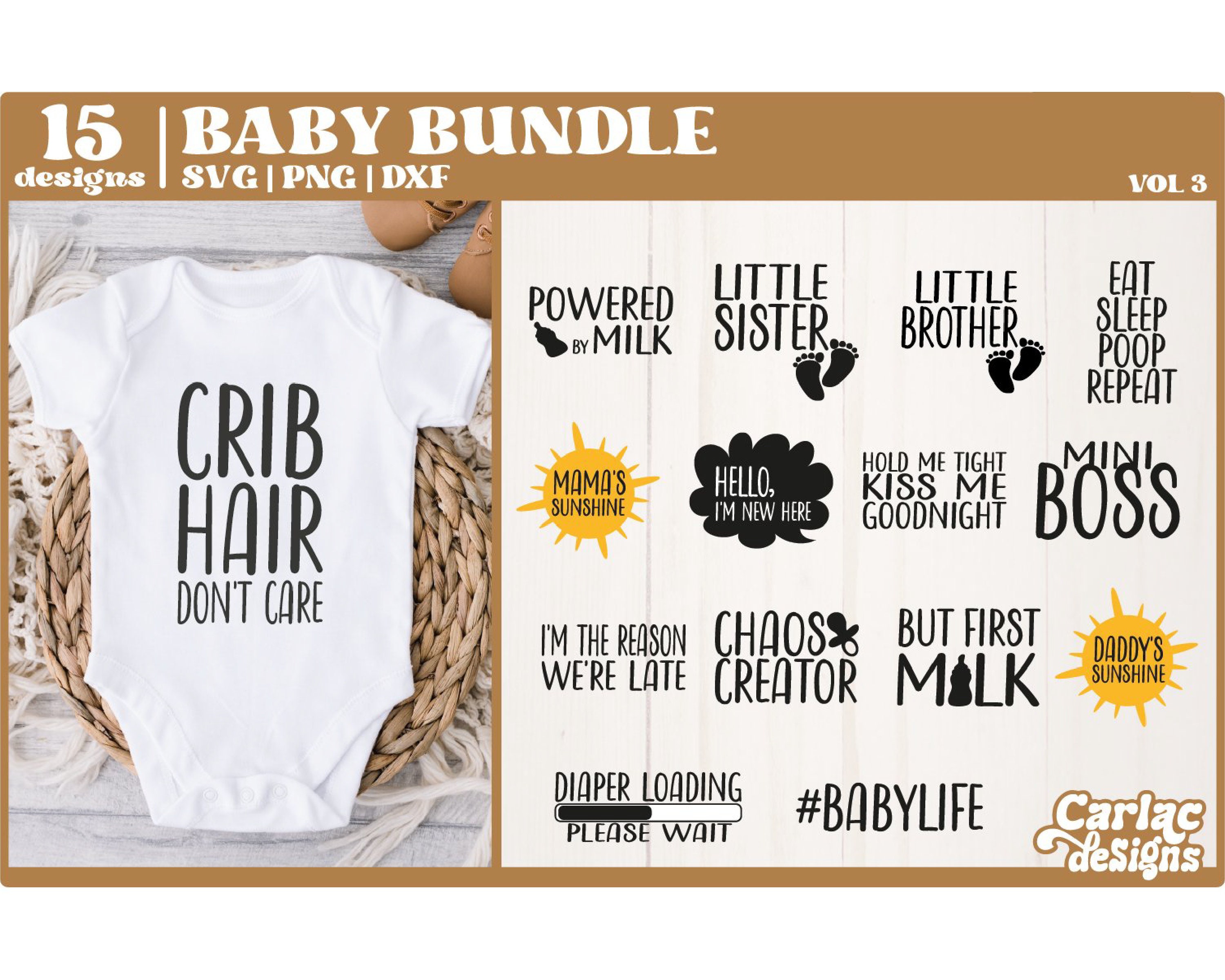 Funny Baby SVG Bundle, Sublimation Designs (100+), Cricut Cut File - Etsy